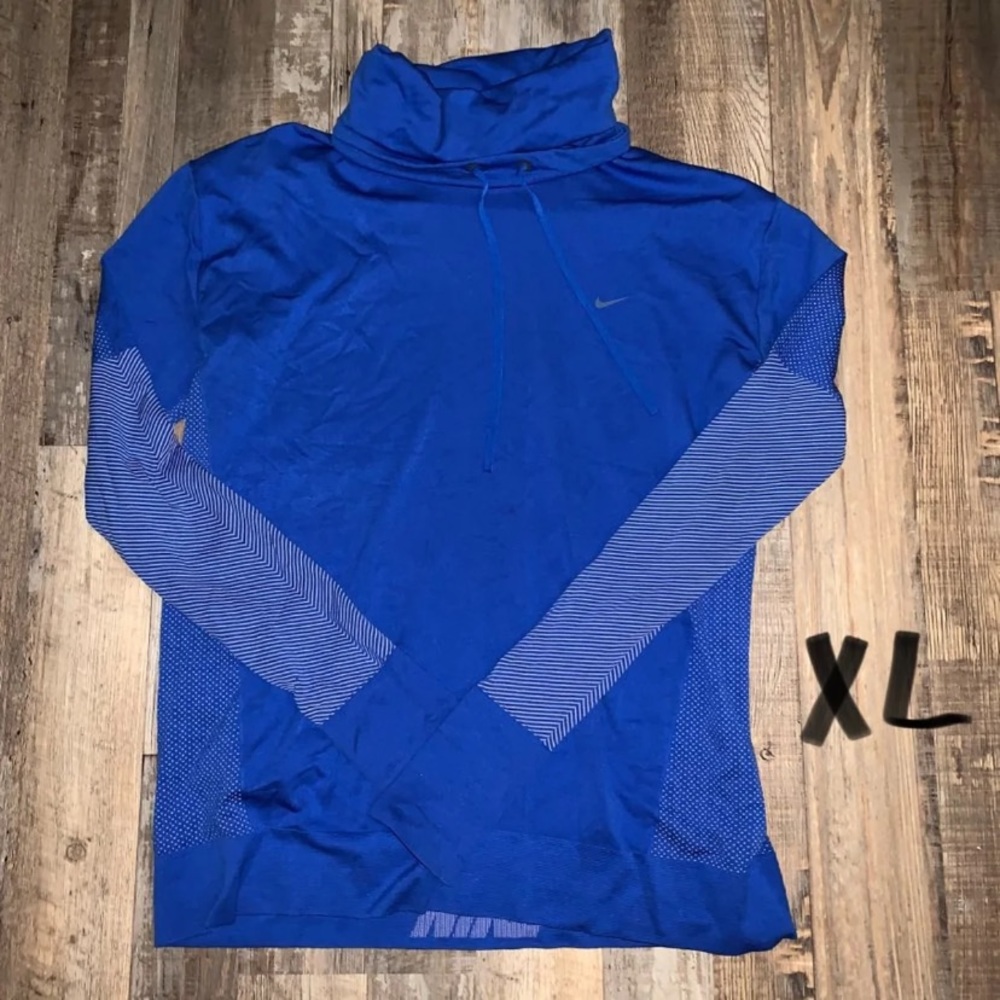 Unisex cowl neck pullover